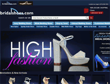Tablet Screenshot of bridalshoes.com